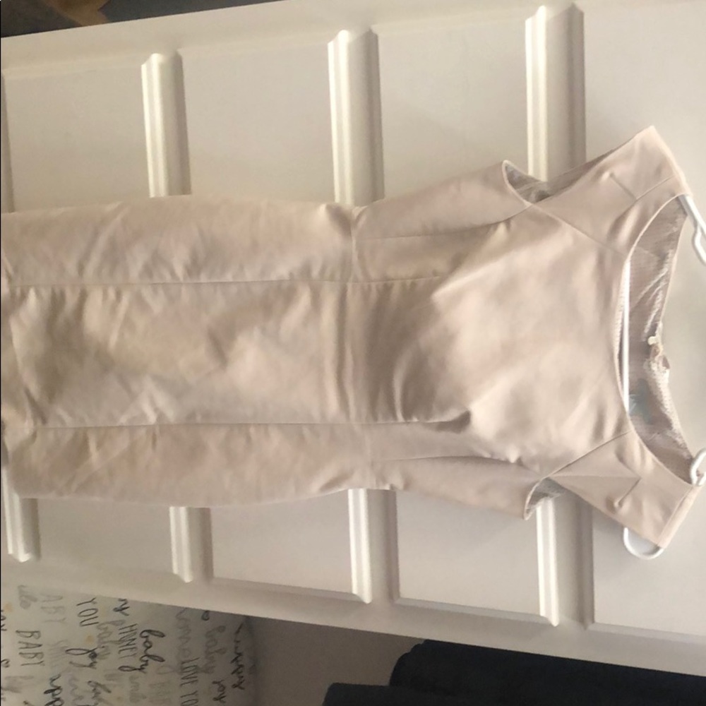 Cream stealth dress